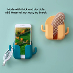 Multi-Functional Wall-Mounted Holder with Side Hooks - Drill free solution for home